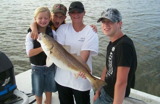 Family Fishing in Galveston